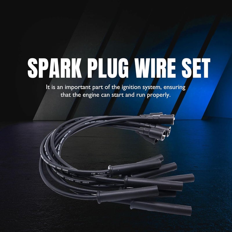 OXCANO 6718173 Ignition Spark Plug Wires Set of 8 Compatible with Ford F-150 2010 2011 2012 2013 2014, F-250 Super Duty 2011 2012 2013 2014 2015, F-350 Super Duty 2011 2012 2013 2014 2015 V8 6.2L - Image 3